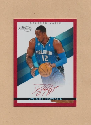 2008-09 Topps Signature - Dwight Howard #TS-DH Red Foil 441/869 Magic - Image 1 of 3