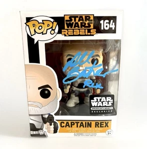 Funko Pop Star Wars Captain Rex 164 Signed by Dee Bradley Baker JSA w/ Card ๐ฅ๐ซ - Picture 1 of 3