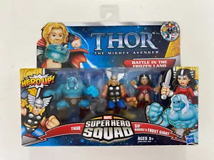 Marvel Super Hero Squad Mighty Avenger Thor, Frost Giant & Sif Figures - Picture 1 of 2