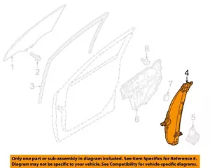 MAZDA OEM 14-18 3 Front Door Glass Hardware-Window Regulator BJS759590A - Picture 1 of 2