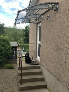 CANOFIX 1270 x 2500 mm Toldo Puerta Policarbonato Voladizo Porche Patio Pasarelas - Imagen 1 de 12