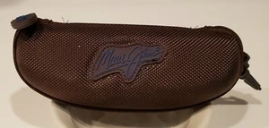 MAUI JIM Brillenetui, brauner umlaufender Reißverschluss  - Bild 1 von 3