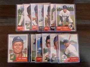 1953 TOPPS BASEBALL #1 thru #280 - PICK ANY YOU WANT - FREE/FAST SHIPPING