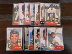 1953 TOPPS BASEBALL #1 thru #280 - PICK ANY YOU WANT - FREE/FAST SHIPPING - Picture 1 of 14