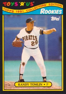 1991 Toys'R'Us Rookies Baseball #28 Randy Tomlin 