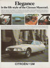 Elegance is the life style of the Citroen Maserati ad 1973 NYAS