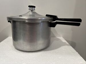 VTG PRESTO Pressure Cooker Canner 6QT Model 409A Aluminum 01250 USA Made