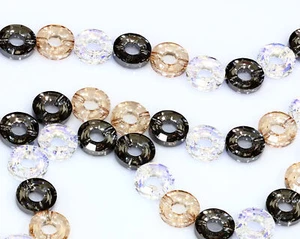 Superior Primero 5139 Ring Kristall Perlen 12,5 mm * viele Farben - Bild 1 von 4