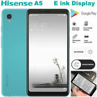 Hisense A5 E Ink Display 4G LTE Phone eBook Reader Glow Light Mobile Blue 64GB