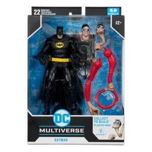 McFarlane Toys DC Costruisci A Action Figure (Plastic Man) JLA Batman 18 cm - Foto 1 di 11
