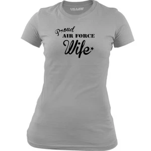 Original Ladies Air Force Wife T-Shirt - Picture 1 of 5