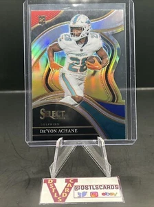 2023 Panini Select - De'VON ACHANE ROOKIE RED & BLUE PRIZM DIE CUT CLUB #274 - Picture 1 of 3