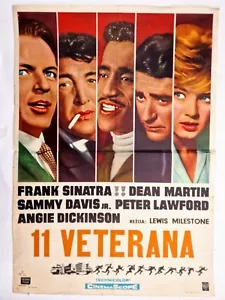 OCEAN’S ELEVEN SINATRA MARTIN 1960 SAMMY DAVIS JR.YUGO MOVIE POSTER RAT PACK - Picture 1 of 2