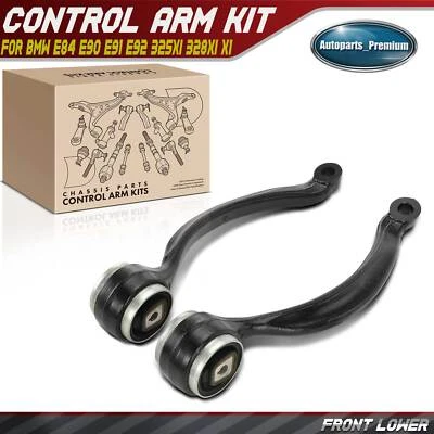 2x Front Lower Rearward Control Arm for BMW E84 E90 E91 E92 325xi 328xi 330xi X1 - Image 1 of 4