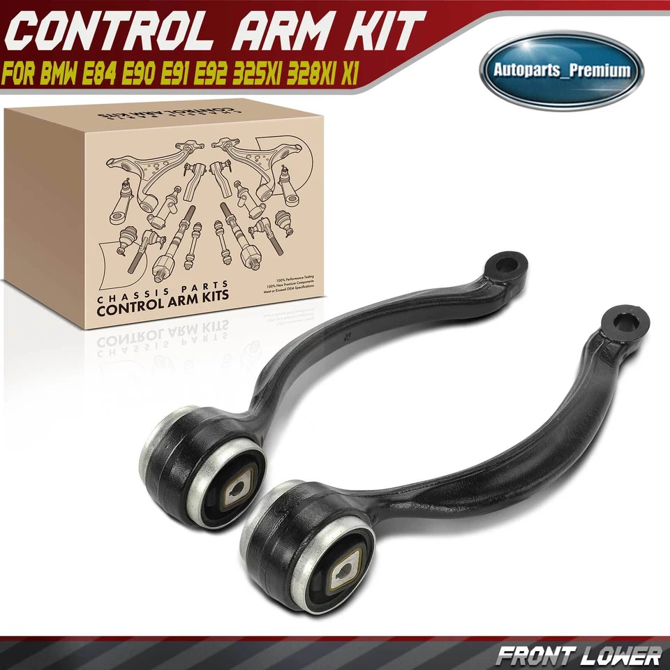 2x Brazo de control delantero inferior trasero para BMW E84 E90 E91 E92 325xi 328xi 330xi X1 Foto 1 de 4