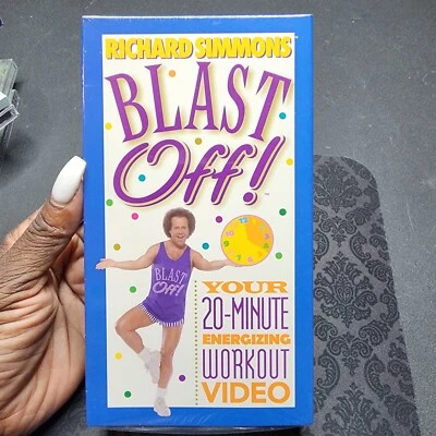 SEALED! Richard Simmons Blast Off Your 20 Minute Energizing Workout Video VHS - Image 1 of 3