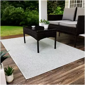 Koeckritz Trailblazer Husky Gray Indoor/Outdoor Rug for Decks, Patios, Pools - Picture 1 of 17