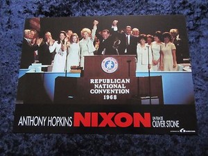 NIXON lobby cards OLIVER STONE, ANTHONY HOPKINS, BOB HOSKINS, ALEC BALDWIN