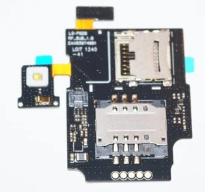 Original LG P920 Optimus 3D SIM Micro SD Card Reader Flex - Picture 1 of 1