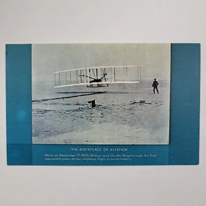 The Birthplace Of Aviation Outer Banks OBX North Carolina Plastichrome Postcard - Picture 1 of 6