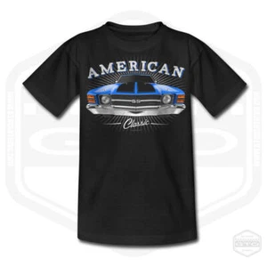 Children's 1971 Chevrolet Chevelle American Muscle Car T-Shirt - Picture 1 of 19