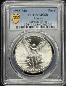 1985 Mo Libertad PCGS MS-68 - Picture 1 of 2
