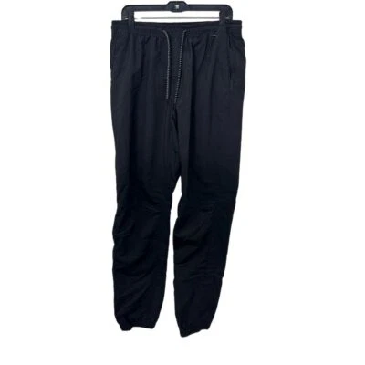 Pantalones de chándal Hurley XL negros cintura elástica cordón ligeros para hombre Foto 1 de 4