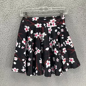 Afibi Casual Stretch Skater Rock Gr. M Vollkreis Mini Stretch Taille Blumen - Bild 1 von 8