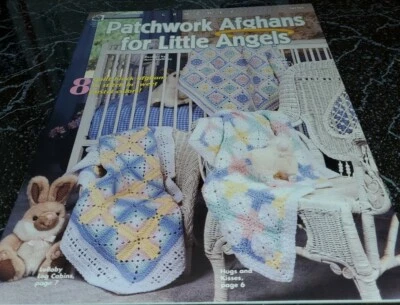 AZ14 HWB 2000, PATCHWORK AFGHANS FOR LITTLE ANGELS - 8 CROCHET DESIGNS - Image 1 of 2