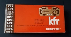 KFR Hi-Yield BLACK KO-REC-TYPE Film Ribbon KRT IBM Selectric Mag Card typewriter - Picture 1 of 8