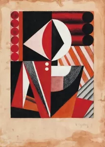 Peasant Woman : Nikolai Suetin : 1929 : Archival Quality Art Print - Picture 1 of 2