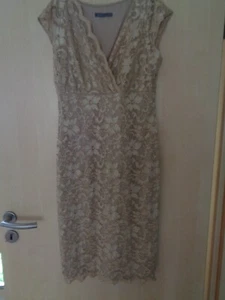 top Damen Montego Kleid Sommerkleid 2lagig mit Spitze Gr. 38 - Bild 1 von 4