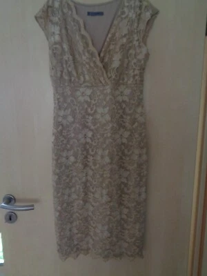 top Damen Montego Kleid 2lagig mit Spitze Gr. 38 - Bild 1 von 4