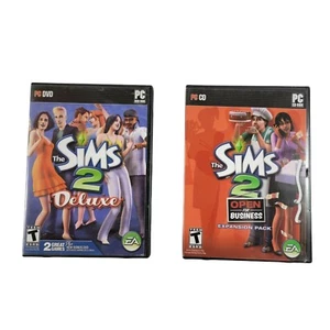 Sims 2 Deluxe Bundle with Open for Business Expansion pack - Picture 1 of 5