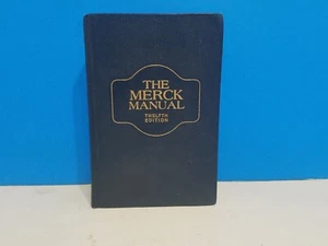 Vintage 1972 The Merck Manual 12th Twelfth Edition Tabbed Medical Book - Picture 1 of 3