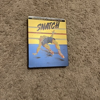 Snatch (4K/Blu-ray, 2022, STEELBOOK) Jason Statham Brad Pitt *USED Like New - Image 1 of 4