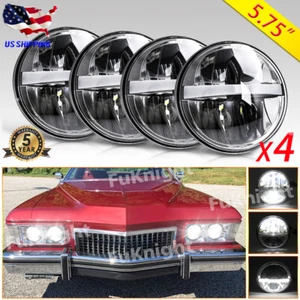 4pcs DOT 5-3/4 5.75" Round LED Headlights HI-LO Beam For Buick GS 455 1970-1972 - Picture 1 of 13