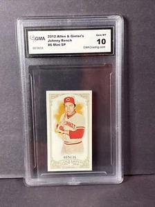 Johnny Bench #6 Mini 2012 Topps Allen & Ginters's Pirates béisbol GMA 10 BB63 - Imagen 1 de 5