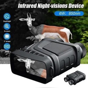 HD Night Vision Binocular R12 Binocular 1080P Infrared 5x Zoom Hunting Telescope - Picture 1 of 14