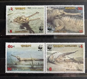 Bangladesh - WWF - Crocodiles - stamps - MNH** - Z12 - Picture 1 of 1