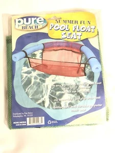Pure Beach Orange Pool Noodle Hammock Beach Ocean Swimming Pool Float - Picture 1 of 2