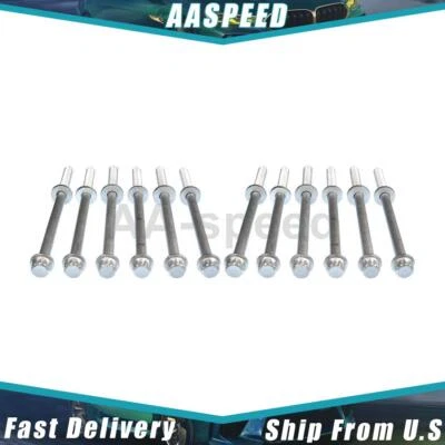 Engine Cylinder Head Bolt Set Fits 2000 2001 2002 2003 2004 2005 Subaru Impreza - Image 1 of 4