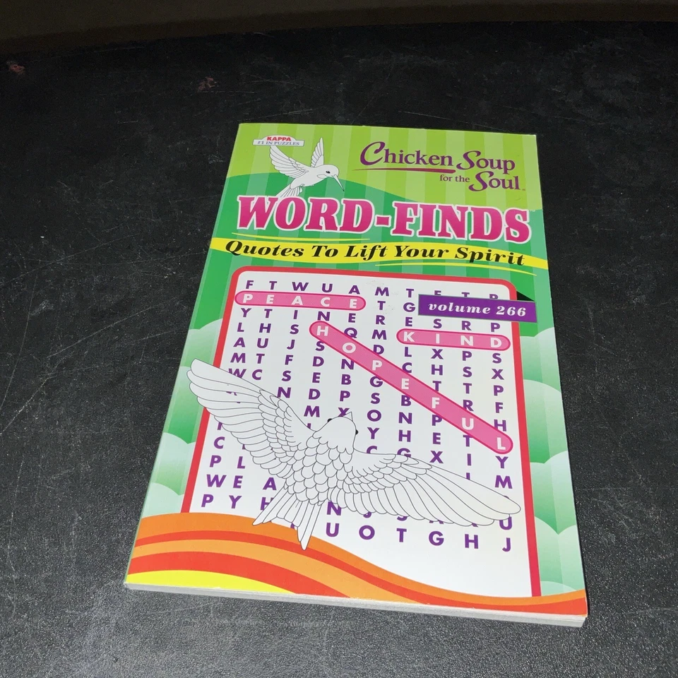 Chicken Soup for The Soul Word Find Puzzle Book Volume 98 Word-find Kappa 11