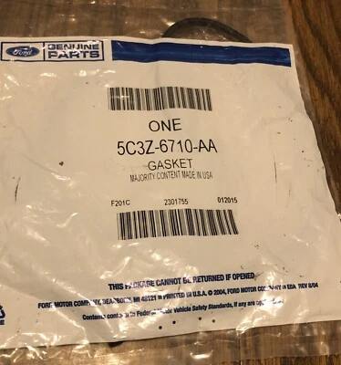Nueva junta superior del cárter de aceite del motor Ford E-350 Super Duty genuina OEM 5C3Z6710AA Foto 1 de 2