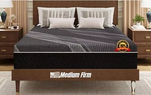 Memory Foam Queen Mattress,  Charcoal12-Inch CertiPUR-US, Made in USA - Picture 1 of 6