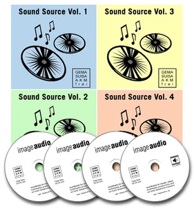 4 CDs - SOUND SOURCE - GEMAFREIE MUSIK AKM GEMAFREI - ORCHESTRAL JAZZ REGGAE ... - Bild 1 von 1