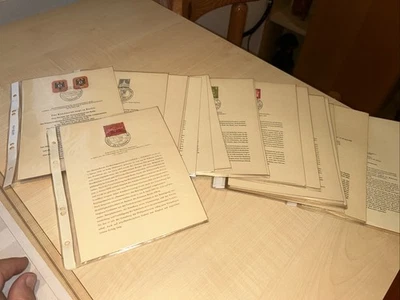Komplette Sammlung Berlin alte amtliche ETB 1956-1959  1 - 43 , Nichtraucher - Bild 1 von 2