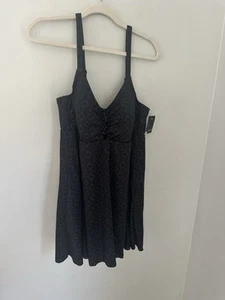 Nuevo vestido de baño con calzoncillo negro talla grande 3 Torrid Wire Free - Imagen 1 de 11