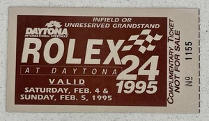 PAUL NEWMAN OLDEST DRIVER TO WIN (GTS 1 Class) - 1995 Daytona 24hr Race Pass - Picture 1 of 5