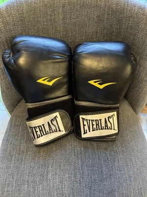 Everlast 12 oz TA:12 Advanced Training Gloves Boxing Black/White - Image 1 of 4